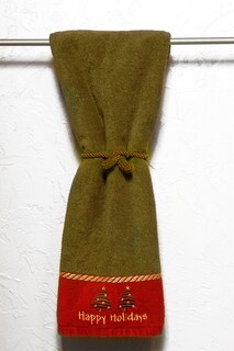 Foto 3 | Foto 4 | Corbatas Retorcidas Decorativas Haute Decor, 20 Cm, Color Verde Oliva (paquete De 6) - Venta Internacional.