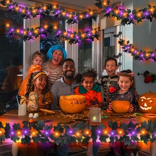 Foto 6 | Foto 6 | Guirnalda Negra Turnmeon para Halloween 13 Pies y 40 Led - Venta Internacional