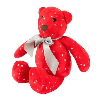 Foto 1 | Foto 1 | Oso Navideño de Tela TV Ofertas Fredo Rojo 40 cm
