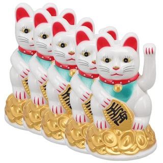 Foto 2 | Foto 2 | Gato Para Decoraciones Chinas Smilefun Mxlkc-005 2 Piezas Blanco