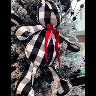 Foto 3 | Foto 3 | Oso Navideño De Peluche Hecho En México Cuadros