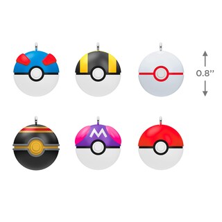 Foto 5 | Foto 5 | Adornos Navideños Hallmark Keepsake 2024 Pokémon Poké Balls 6 Piezas - Venta Internacional