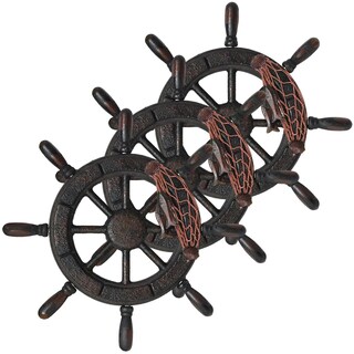 Foto 2 | Foto 2 | Timón Decorativo Ventdepot Mxrun-003 3 Piezas Café