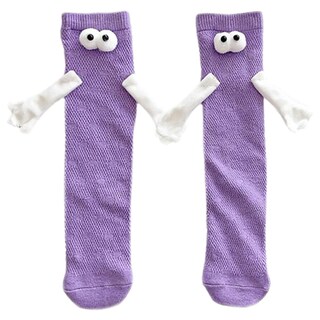 Foto 1 | Foto 1 | Calcetines De Manitas Y Ojitosaerox Mxpue-001 1 Par Morado