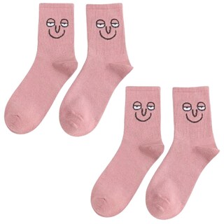 Foto 2 | Foto 2 | Calcetines Estampados Aerox Mxmjs-002 2pares Rosa