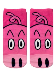 Foto 2 | Foto 2 | Calcetines Redondos Con Estampado Fotográfico De Toynk Pig 100% Poliéster - Venta Internacional.