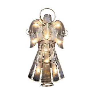 Foto 3 | Foto 3 | Adorno para Árbol Kurt Adler UL3113 Capiz Angel con Enredaderas y Perlas - Venta Internacional