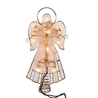 Foto 5 | Foto 5 | Adorno para Árbol Kurt Adler UL3113 Capiz Angel con Enredaderas y Perlas - Venta Internacional
