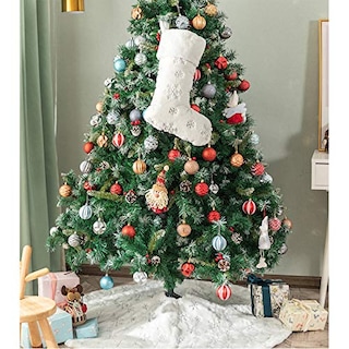 Foto 5 | Foto 5 | Falda Deggod Para Árbol De Navidad, Felpa, Piel Sintética Blanca Como La Nieve, 90 Cm - Venta Internacional.