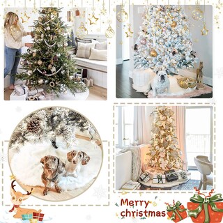 Foto 4 | Foto 4 | Falda Soardream Para Árbol De Navidad, Piel Sintética, 120 Cm, Color Blanco - Venta Internacional.