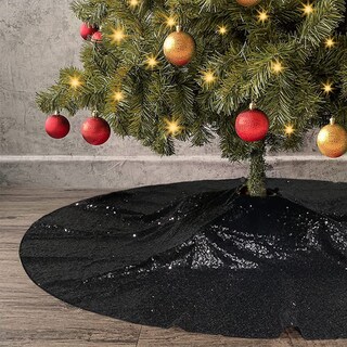 Foto 6 | Foto 6 | Falda Para Árbol De Navidad Eternal Beauty Con Lentejuelas, 1,8 M - Venta Internacional.