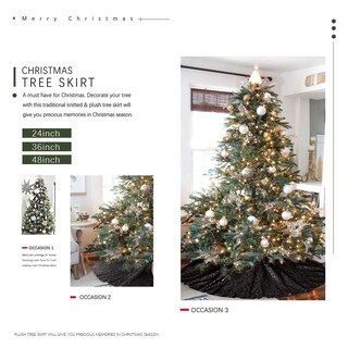 Foto 2 | Foto 2 | Falda B-cool Para Árbol De Navidad, Lentejuelas Negras, 122 Cm De Diámetro - Venta Internacional.