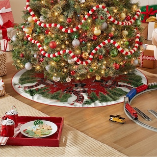 Foto 4 | Foto 4 | Falda Para Árbol De Navidad Avoin Colorlife Cardinals Cedar Snowman - Venta Internacional.