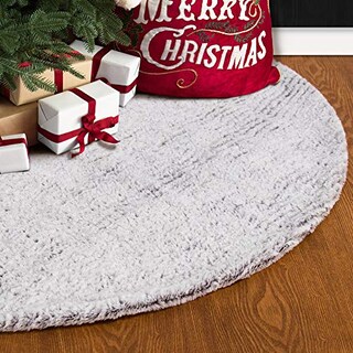 Foto 1 | Foto 1 | Faldón S-deal Para Árbol De Navidad, Piel Sintética, 122 Cm, Blanco Grisáceo - Venta Internacional.