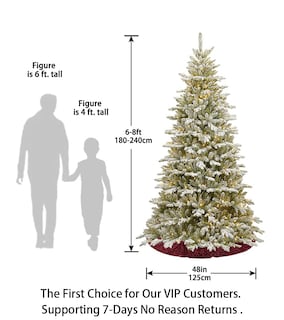 Foto 6 | Foto 6 | Falda Para Árbol De Navidad, Lentejuelas Shinybeauty, 122 Cm, Color Burdeos - Venta Internacional.