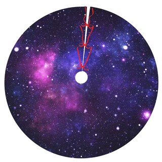 Foto 1 | Foto 1 | Alfombrilla Blublu Para Árbol De Navidad, 36 Pulgadas, Con Correas Rojas - Venta Internacional.