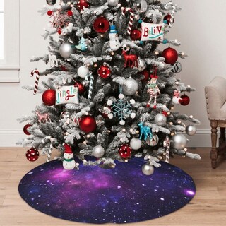 Foto 5 | Foto 5 | Alfombrilla Blublu Para Árbol De Navidad, 36 Pulgadas, Con Correas Rojas - Venta Internacional.