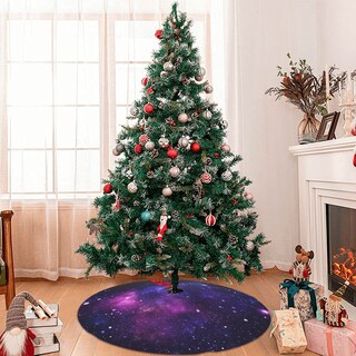 Foto 7 | Foto 7 | Alfombrilla Blublu Para Árbol De Navidad, 36 Pulgadas, Con Correas Rojas - Venta Internacional.