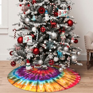 Foto 5 | Foto 5 | Alfombrilla Blublu Para Árbol De Navidad, 36 Pulgadas, Con Cuerdas Rojas - Venta Internacional.