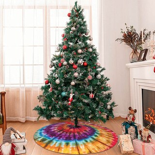 Foto 7 | Foto 7 | Alfombrilla Blublu Para Árbol De Navidad, 36 Pulgadas, Con Cuerdas Rojas - Venta Internacional.