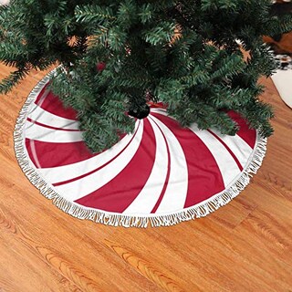 Foto 2 | Foto 2 | Falda Para Árbol De Navidad, Diseño De Caramelo Con Doble Espiral De Azúcar Y Menta - Venta Internacional.