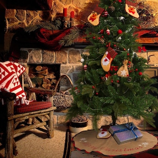 Foto 5 | Foto 5 | Faldón De Arpillera Rústico N&t Nieting Para Árbol De Navidad, 122 Cm - Venta Internacional.