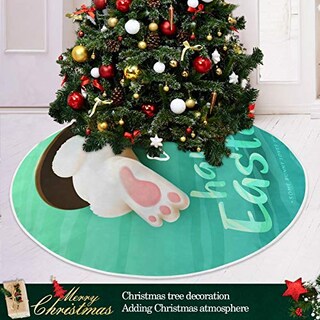 Foto 6 | Foto 6 | Falda Qilmy Para Árbol De Navidad, Doble Capa, Poliéster Fino, 90 Cm - Venta Internacional.