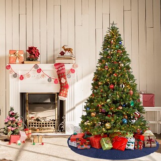 Foto 5 | Foto 5 | Falda Para Árbol De Navidad Eternal Beauty Con Lentejuelas Azul Marino, 180 Cm - Venta Internacional.