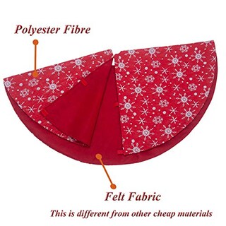 Foto 5 | Foto 5 | Carpa De Nieve Roja Y Blanca S-deal De 32 Pulgadas Con Falda De Árbol De Navidad - Venta Internacional.