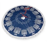 Candelabro Plateado Con Falda De Árbol De Navidad Freehotu Hanukkah - Venta Internacional.