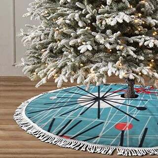 Foto 1 | Foto 1 | Falda Con Forma De Árbol De Navidad Ghygty Mid-century, Moderna, 90 Cm, Con Tapa - Venta Internacional.