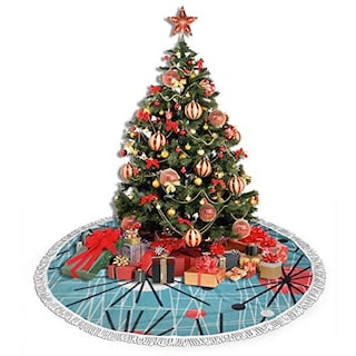 Foto 4 | Foto 4 | Falda Con Forma De Árbol De Navidad Ghygty Mid-century, Moderna, 90 Cm, Con Tapa - Venta Internacional.