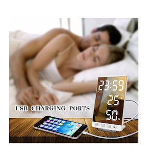 Foto 2 | Foto 2 | Reloj Despertador de Proyección Belug Grande Led Blanco