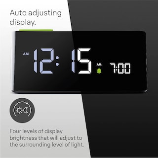 Foto 3 | Foto 3 | Reloj Despertador Braun Digital Va Lcd con Almohadilla de Repetición - Venta Internacional