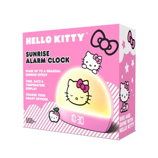 Foto 6 | Foto 6 | Reloj Despertador Hello Kitty Sunrise Con Simulación De Carga Usb - Venta Internacional.
