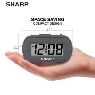 Foto 6 | Foto 6 | Reloj Despertador Sharp Spc483camz De Plástico Táctil Con Retroiluminación Azul - Venta Internacional.