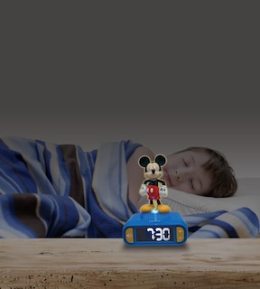 Foto 5 | Foto 5 | Reloj Despertador Con Luz Nocturna Lexibook Disney Mickey Rl800mch - Venta Internacional.