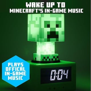Foto 5 | Foto 5 | Despertador Paladone Minecraft Creeper Icon Para Niños Con Luz - Venta Internacional.