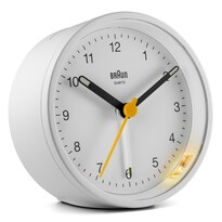 Reloj Despertador Braun Classic Analógico Con Despertador Y Luz Bc12w - Venta Internacional.