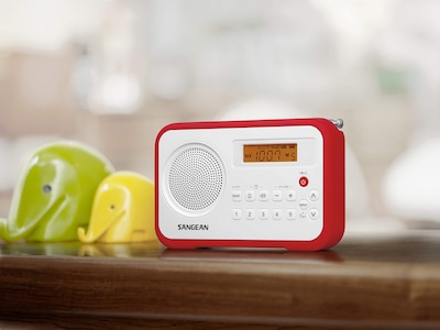 Foto 2 | Foto 2 | Radio Digital Portátil Sangean Pr-d18rd Am/fm Blanco/rojo - Venta Internacional.