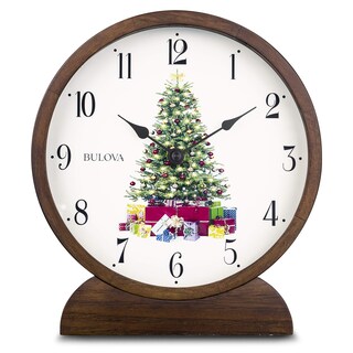 Foto 1 | Foto 1 | Reloj De Sobremesa Bulova B1866 Holiday Sounds, Color Nogal - Venta Internacional.
