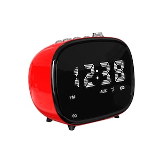 Foto 1 | Foto 1 | Reloj Despertador Portátil Recargable Digital Eo Safe Imports Esi-19543 Rojo