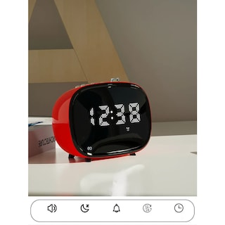 Foto 3 | Foto 3 | Reloj Despertador Portátil Recargable Digital Eo Safe Imports Esi-19543 Rojo