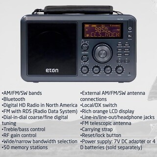 Foto 5 | Foto 5 | Radio Eton Elite Field Con Am/fm, Onda Corta, Rds Y Bluetooth - Venta Internacional.