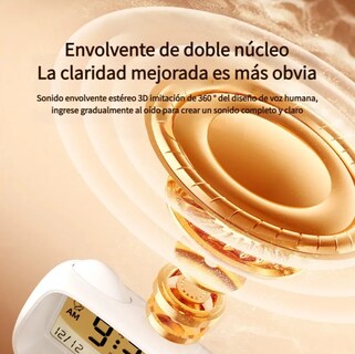 Foto 5 | Foto 5 | ''despertador Reloj Digital Con Proyector Alarma Y Temperatura Blanco ''