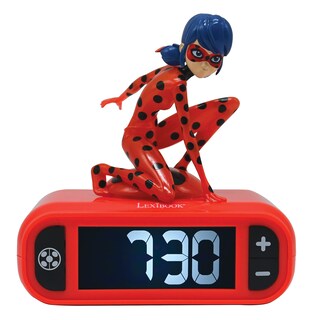 Foto 1 | Foto 1 | Despertador Lexibook Miraculous Digital Con Luz Nocturna Ladybug - Venta Internacional.