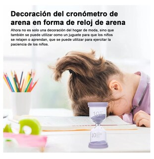 Foto 2 | Foto 2 | Temporizador De Arena Portátil Reloj, Reloj De Arena 5 Pzs Multicolor