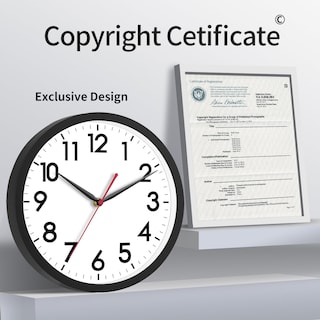 Foto 5 | Foto 5 | Reloj De Pared Akcisot De 25 Cm, Silencioso, No Hace Tictac, Funciona Con Pilas - Venta Internacional.
