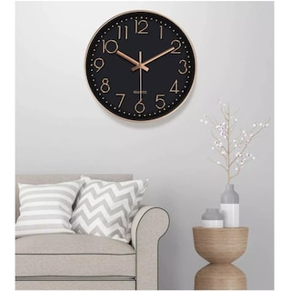 Foto 2 | Foto 2 | Reloj De Pared Silencioso, Moderno Y Grande Eo Safe Imports Esi-13193 Negro