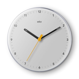 Foto 1 | Foto 1 | Reloj de Pared Braun Classic Bc26w de 23 Cm de Diámetro Color Blanco - Venta Internacional